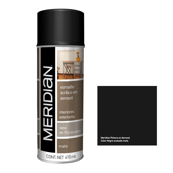 Meridian Esmalte Acrílico En Aerosol Mate 325 G