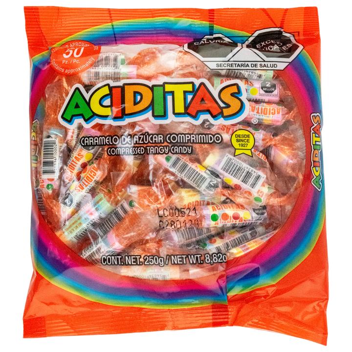 Caramelo De Azúcar Comprimido Aciditas Con 50 Pz