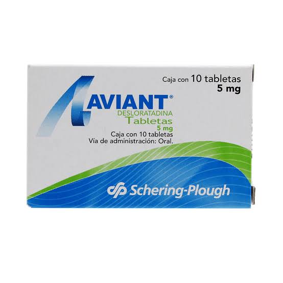 Aviant 5 Mg Tab 10 Desloratadina 10 Pz