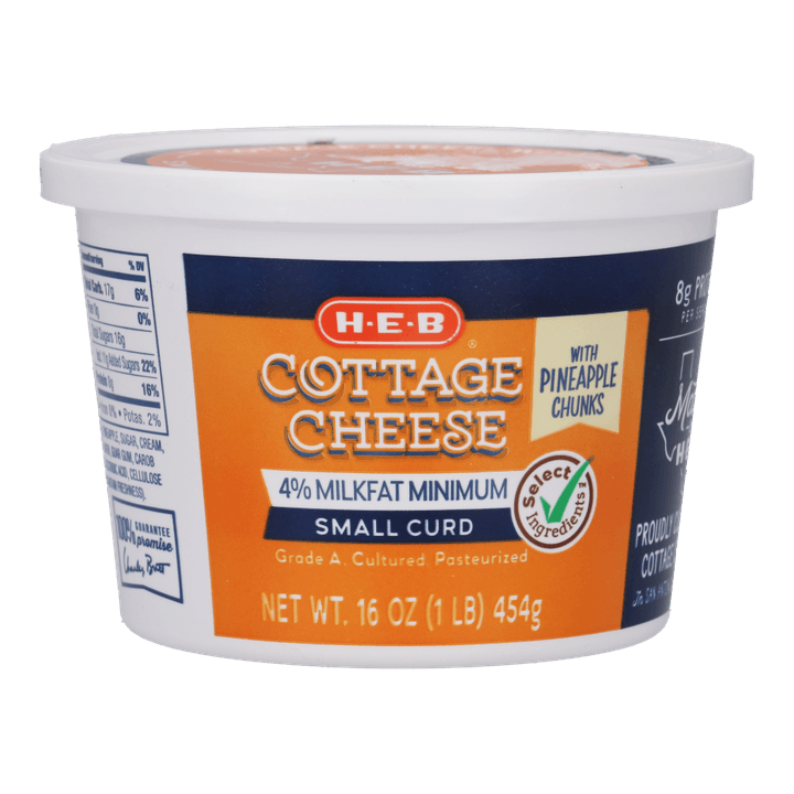 Heb Queso Cottage Con Trozos De Piña 454 G