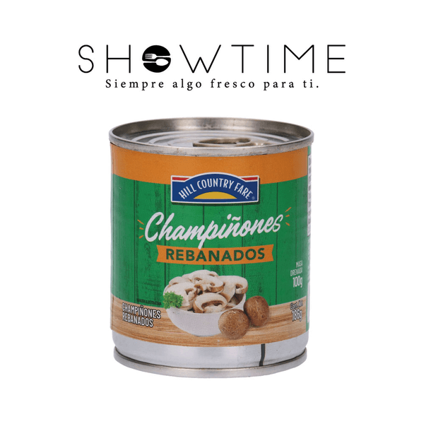 Hcf Champiñones Rebanados En Lata 186 G