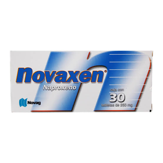 Novaxen 250mg 30 Tabletas Naproxeno Gen 30 Pz