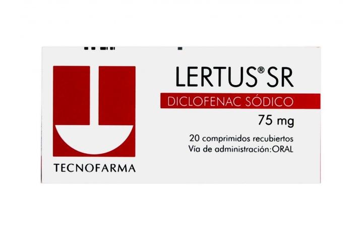 Lertus 75 Mg 20 Cap Diclofenaco,Colestiramina 20 Pz