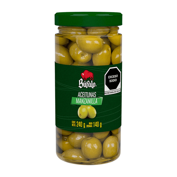Búfalo Aceitunas Con Hueso 240 G