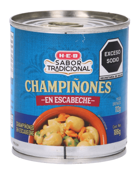 Heb Champiñones En Escabeche En Lata 186 G