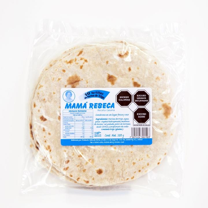 Tortillas De Harina De Trigo Mama Rebeca 300 G