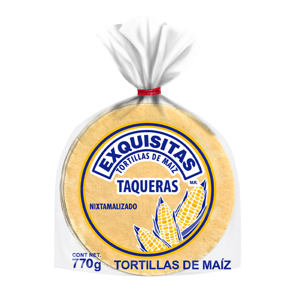 Tortilla De Maíz Amarilla Taquera 770 G