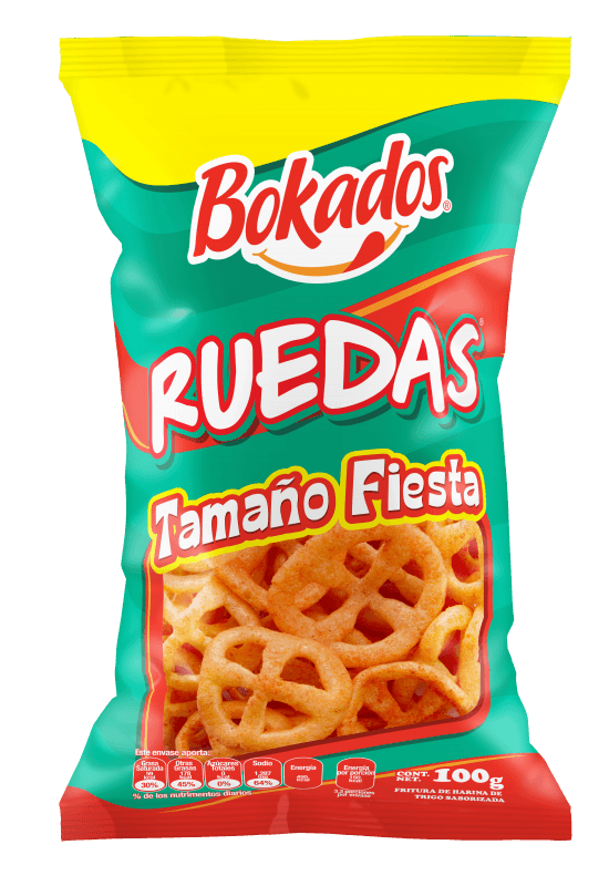 Bokados Ruedas Tamaño Fiesta 100 G
