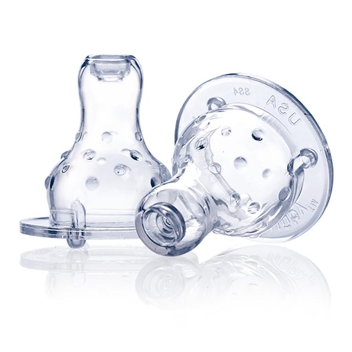 Repuestos De Mamilas De Silicón Cuello Estándar Con Tecnología Antiderrames Y Anticólicos Nuby