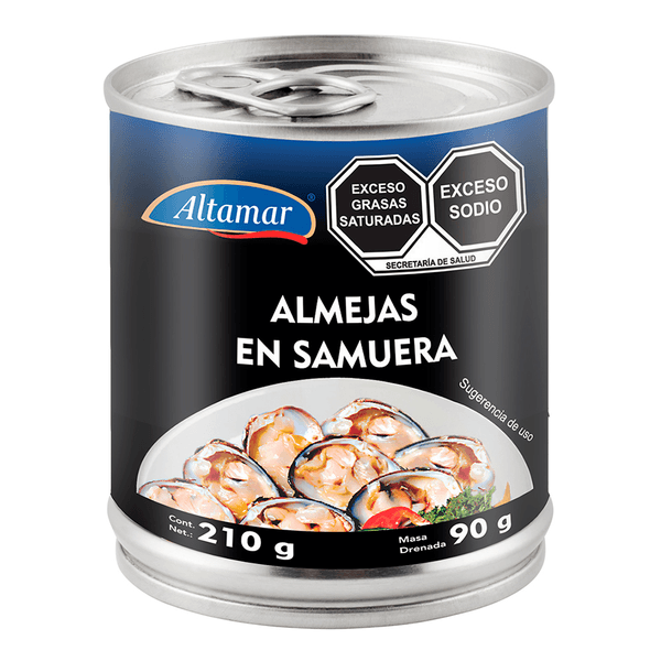 Altamar Almejas En Salmuera 210 G