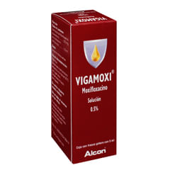 Alcon Vigamoxi Solución Oftalmica En Gotas 5 Ml