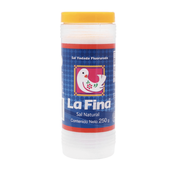 La Fina Sal Natural Yodada Fluorurada 250 G