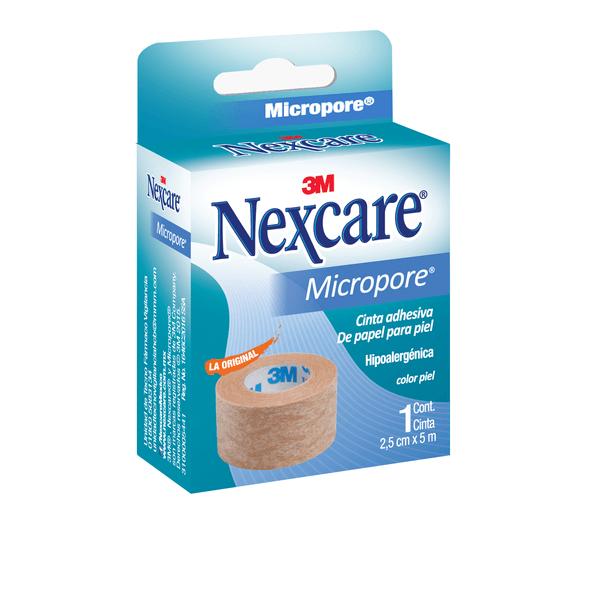 Cinta Micropore 3m Nexcare Piel De 2.5 Cm X 5 M