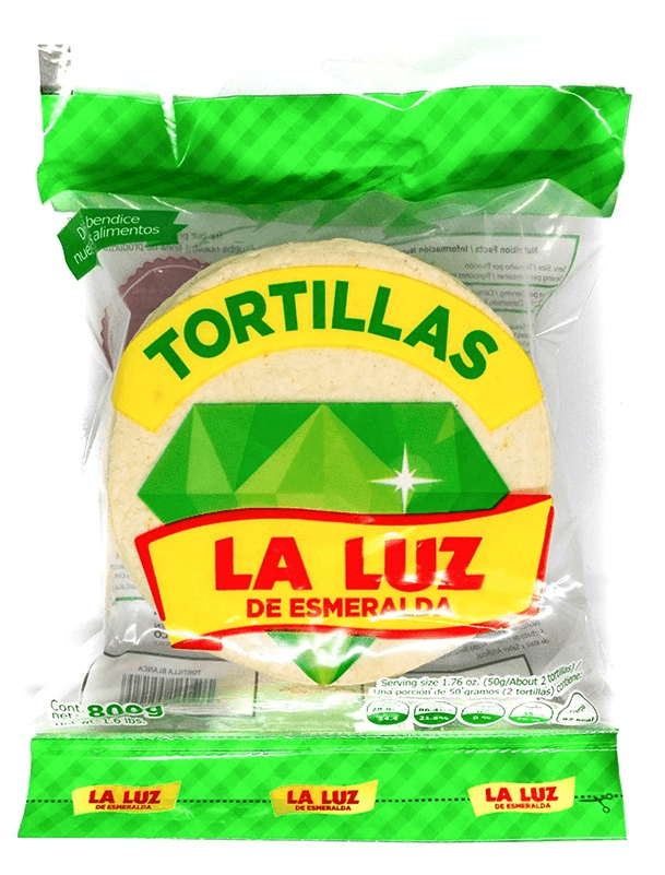 La Luz Tortilla De Maíz Blanca 800 G