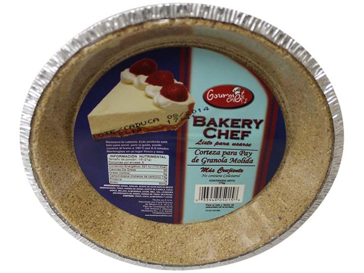 Gourmet Chefs Base Para Pie Granola Molida 170 G