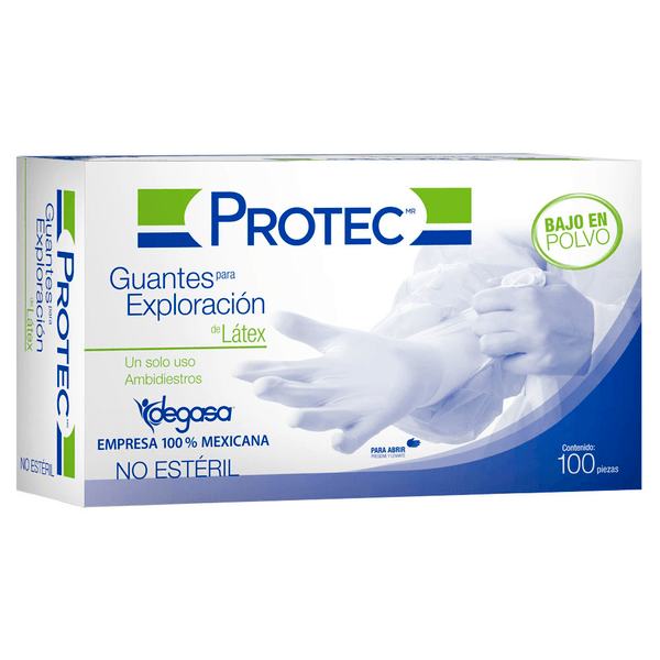 Guantes Para Exploración Látex 1 Pz