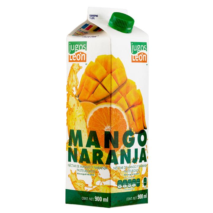 Jugo De Mango Y Naranja Pasteurizado 900 Ml