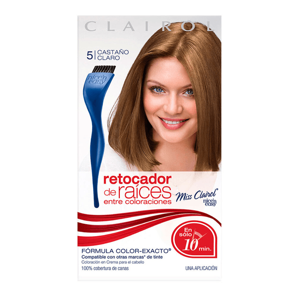 Retocador De Raíces 5 Castaño Claro 11 Ml