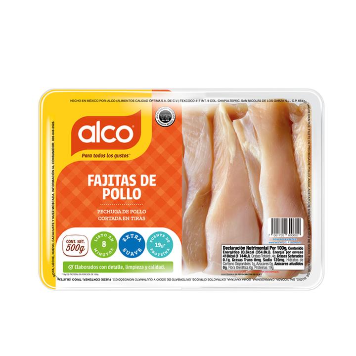 Alco Fajita De Pechuga Natural 500 G