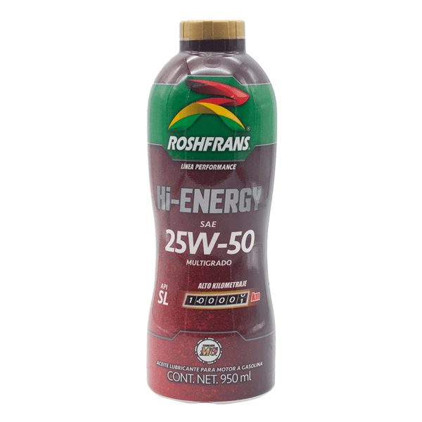 Aceite Para Motor Roshfran Hi-Energy 950 Ml
