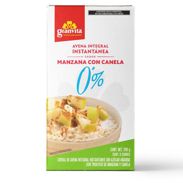Granvita Avena Manzana Con Canela 280 G