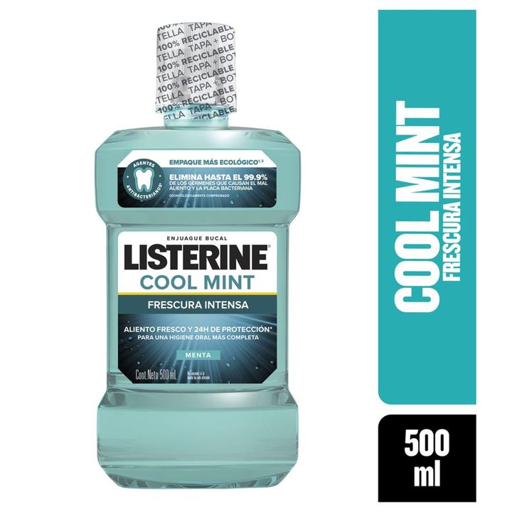 Enjuague Bucal Listerine Cool Mint 500 Ml