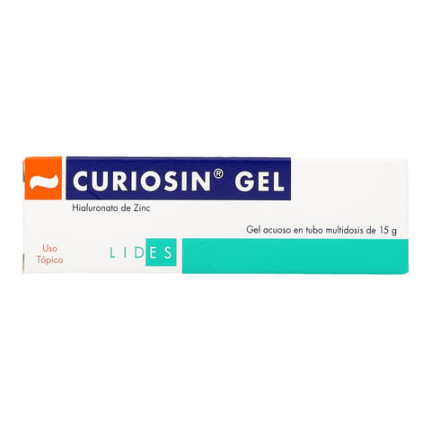 Curiosin 0.001g Gel Tb 15 G Hialuronato De Zinc 15 Pz