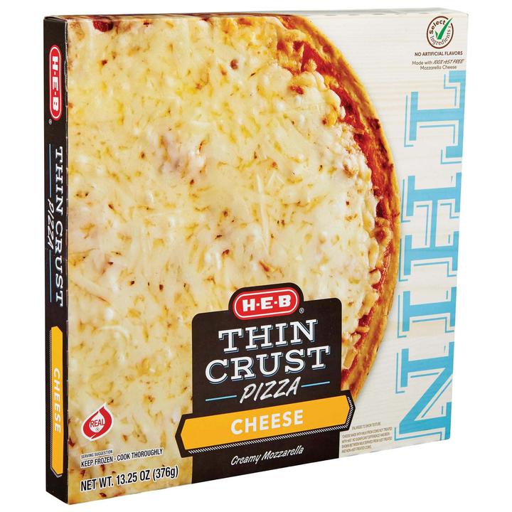 Heb Pizza Congelada Thin Crust Queso 340 G