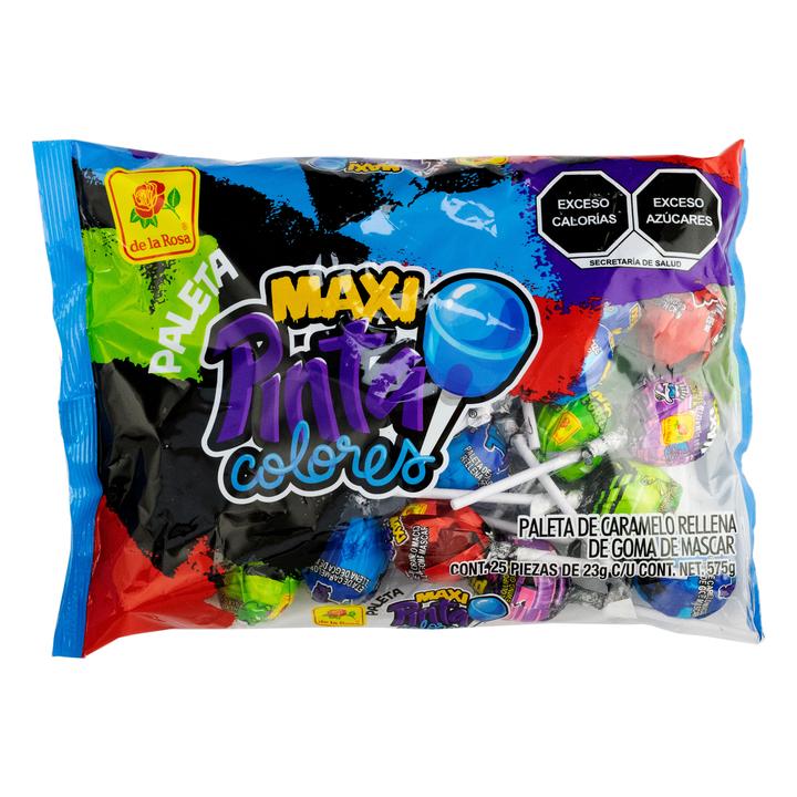 Paleta Rellena Maxi Pinta Colores 25 Pz