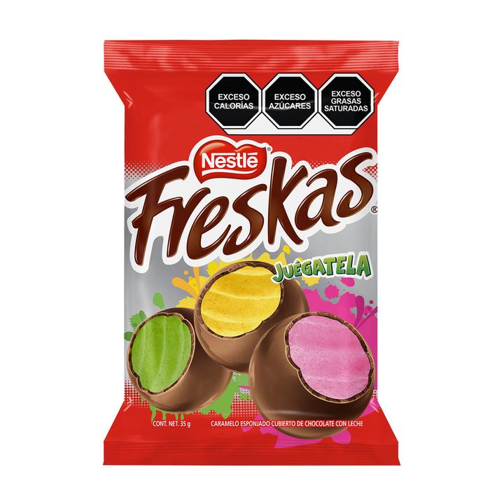 Caramelo Esponjado Cubierto De Chocolate Con Lec 1 Pz