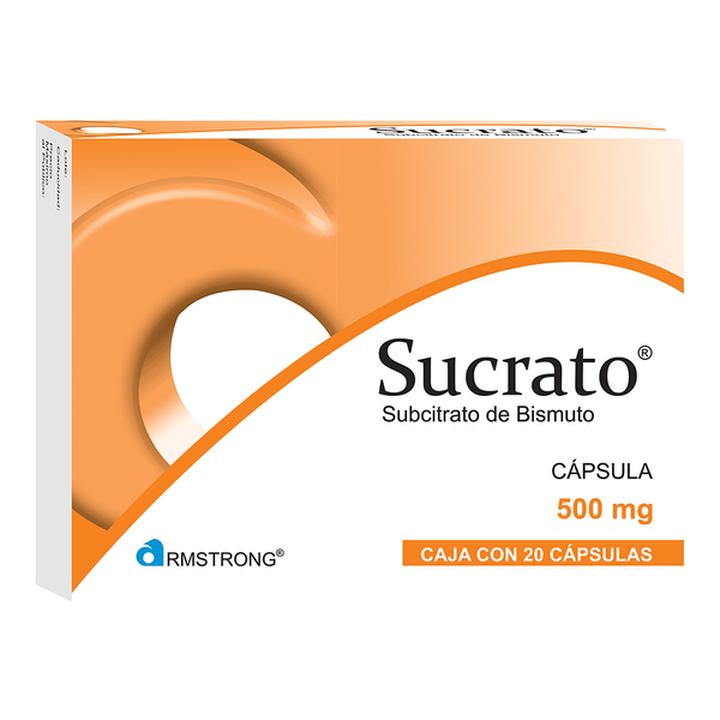 Sucrato Caja Con 20 Capsulas De 500 Mg C/U