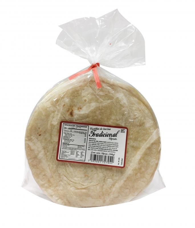 La Prieta Tortilla Harina Tradicional 10 Pz