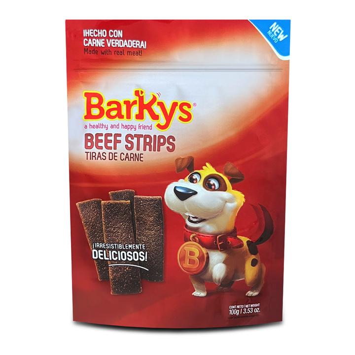 Barkys Premio Para Perros Tiras De Carne 100 G
