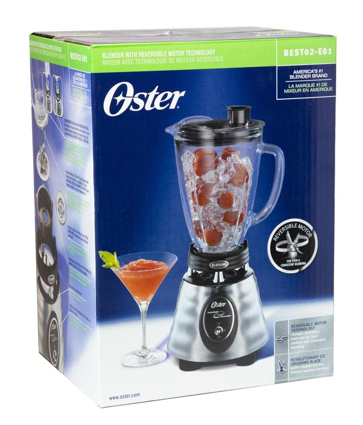 Oster Licuadora Best02-E01 1.5 L Plateado Y Negro 1 Pz