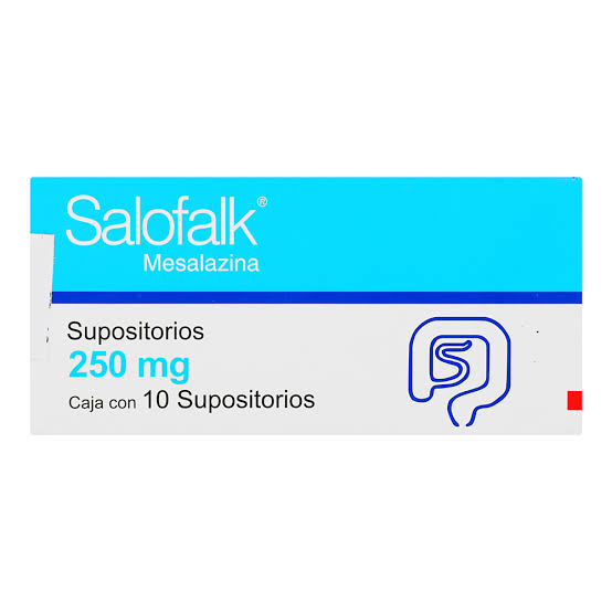 Salofalk 250 Mg 10 Supositorios Mesalazina 10 Pz