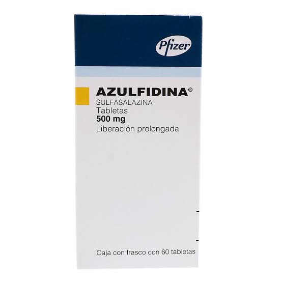 Azulfidina 500 Mg 60 Tab. Sulfasalazina 60 Pz
