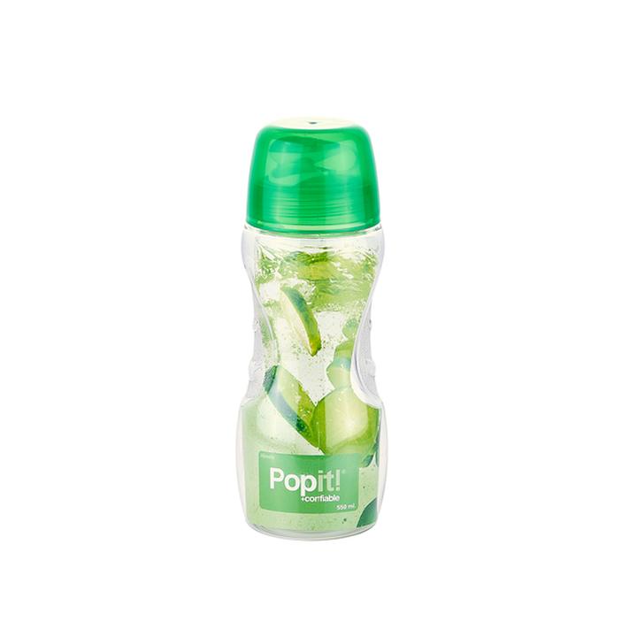 Botellín De Plástico Popit! Para Agua 550 Ml