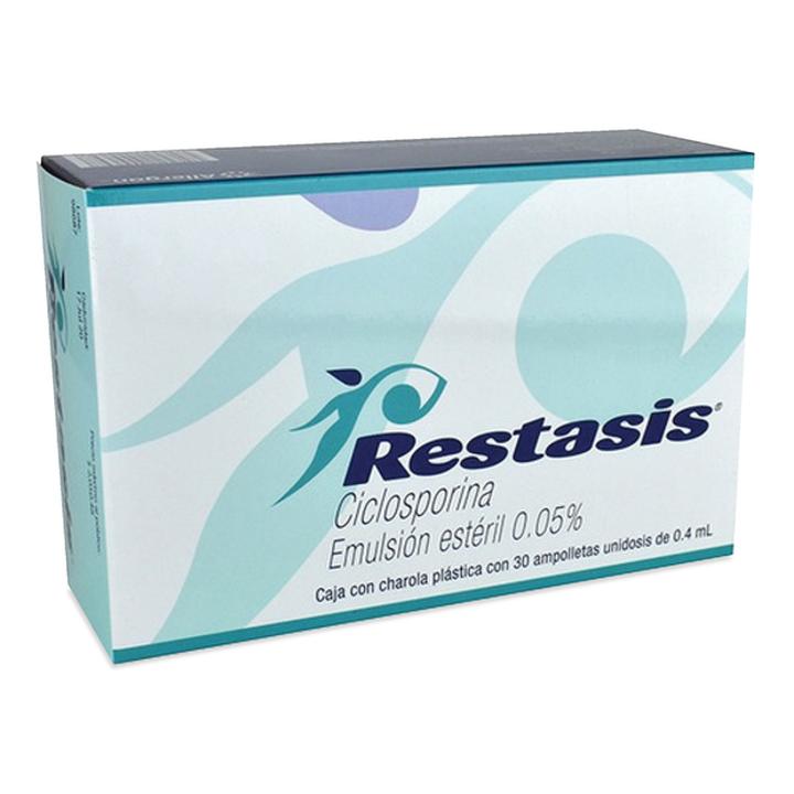 Allergan Restasis 0.05% Emulsión Con 30 Ampolletas De 0.04 Ml