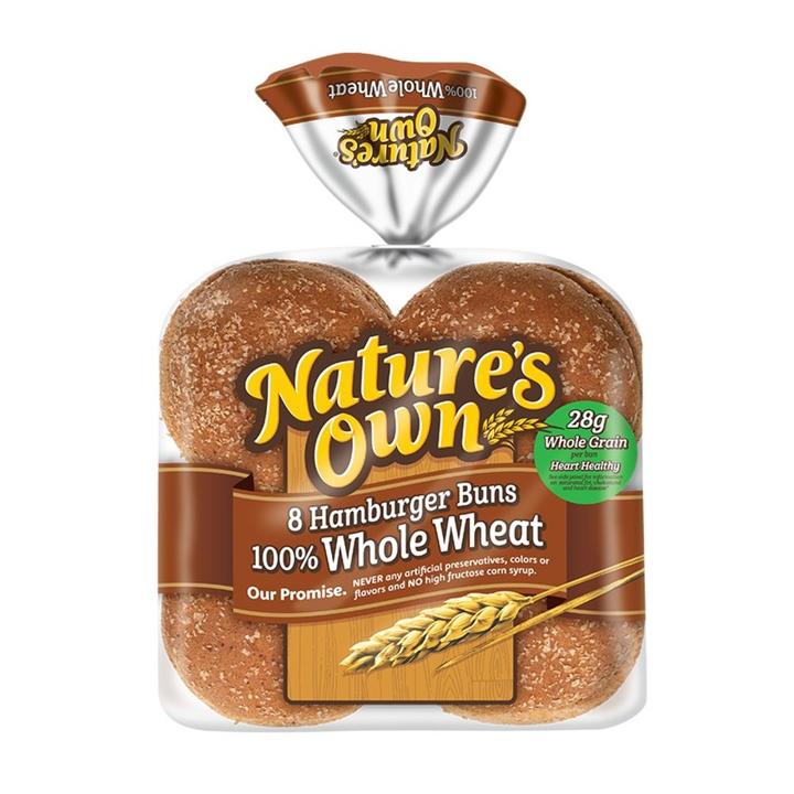 Pan Para Hamburguesa Trigo Entero 425 G