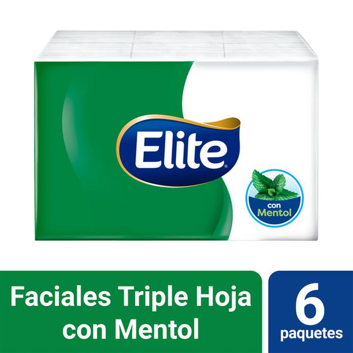 Pañuelos Faciales Desechables Mentol 6 Pz