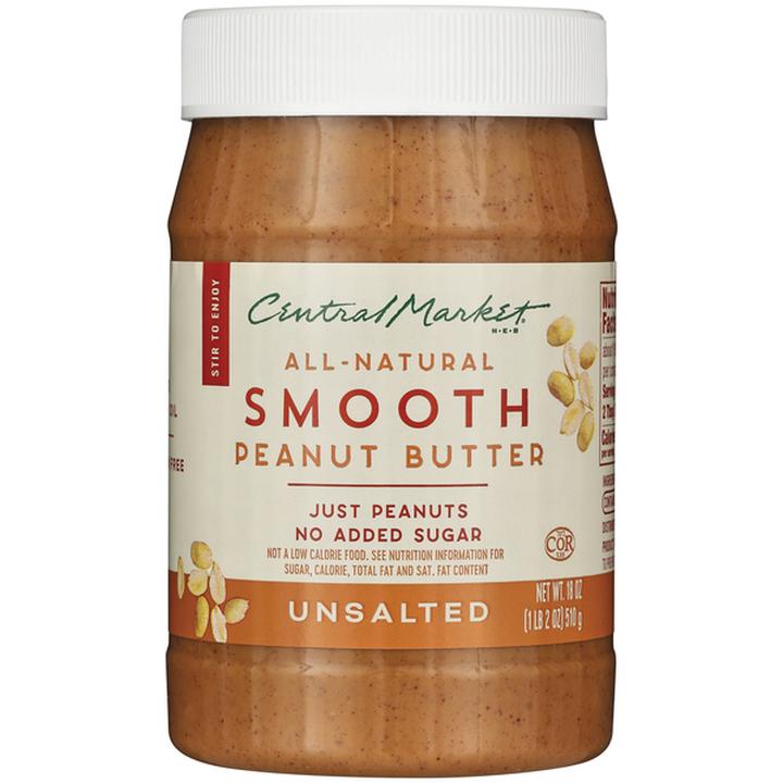 Crema De Cacahuate Cremosa Central Market 510 G