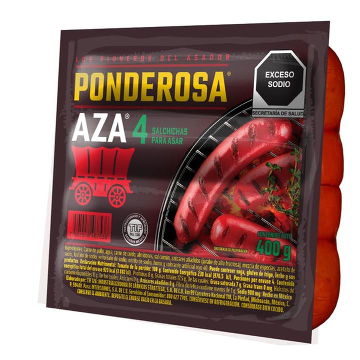 Ponderosa Salchicha Para Asar 400 G