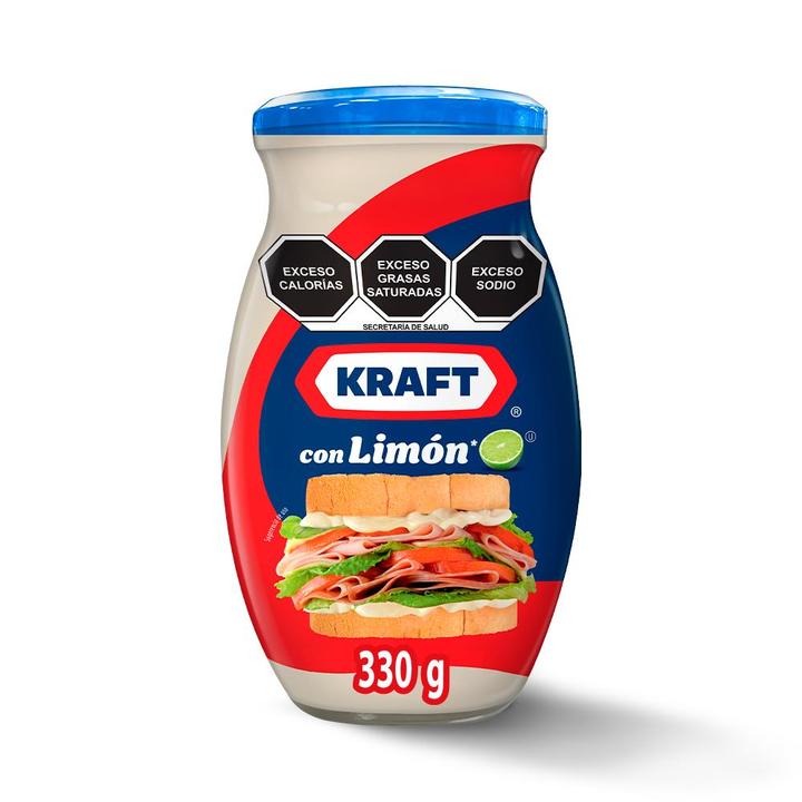 Kraft Mayonesa Con Limón Frasco 330 G