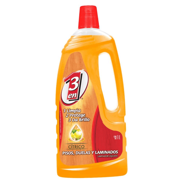 Tres En Uno Lustra Pisos Duelas Y Laminados 1 L