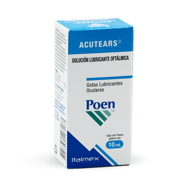 Italmex Acutears Carmelosa De Sodio 0.5% Solución Oftalmica 10 Ml