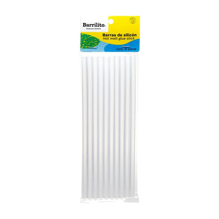 Silicón En Barras Barrilito Con 10 Pz