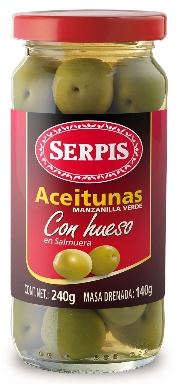Aceitunas Con Hueso 240 G