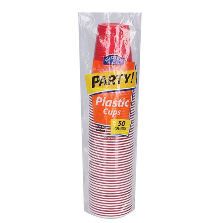 Hcf Party Vaso Rojo 9 Oz 50 Pz