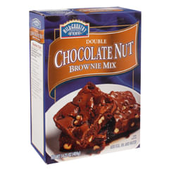 Hcf Harina Para Brownie Doble Nuez De Chocolate 14.25 Oz