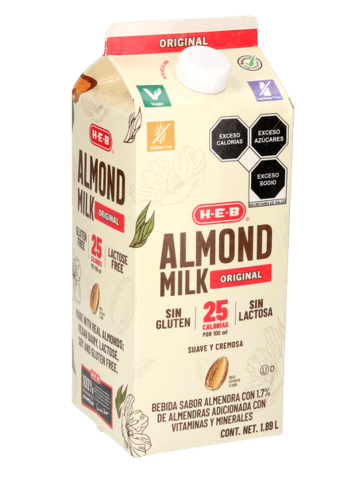 Heb Leche Almendras Original 1.89 L